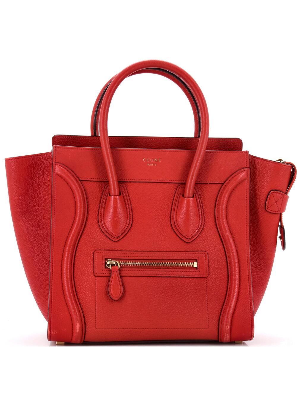 Celine Luggage Bag Grainy Leather Micro #293029C97B